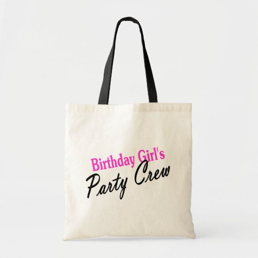 Birthday Girls Party Crew Tote Bag (Voorkant)