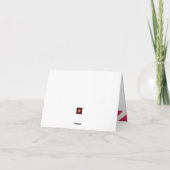 Birthday Girls Superheld Theme Bedankkaart (Achterkant)