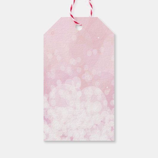 Birthday Glitter Balloon Cadeaulabel (Achterkant)