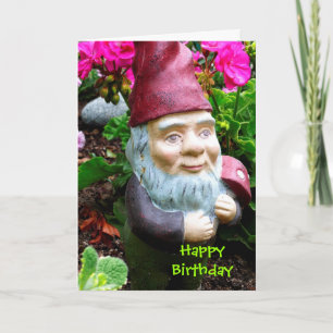 Birthday Gnome Birthday Card Kaart