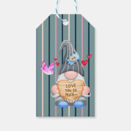 Birthday Gnome Gift Labels Cadeaulabel