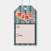 Birthday Gnome Gift Labels Cadeaulabel (Achterkant)