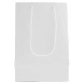 Birthday gnome in Flowers Medium Cadeauzakje (Achterkant)