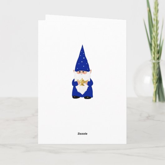 Birthday Gnome met Magic Lamp Kaart (Achterkant)