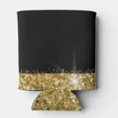 Birthday Gold Glitter Personalized Funny Favor Blikjeskoeler (Achterkant)