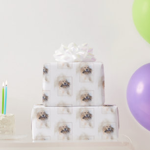 Birthday Golden Retriever Cadeaupapier