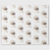 Birthday Golden Retriever Cadeaupapier (Vlak)