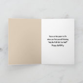 Birthday Golden Retriever Getting Old Humor Kaart (Binnen)