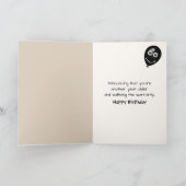 Birthday Golden Retriever Hosting a Podcast Kaart (Binnen)