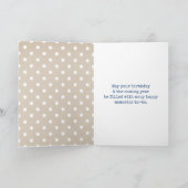 Birthday Golden Retriever in Jean Pocket Kaart (Binnen)