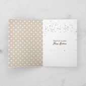 Birthday Golden Retriever op sterren Kaart (Binnen)