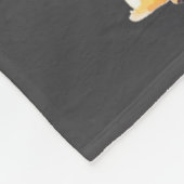 Birthday Golden Retriever, Party Dog  Fleece Deken (Hoek)