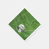 Birthday Golf Ball en Club Servet (Hoek)