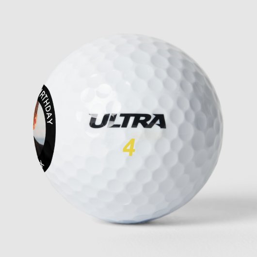 Birthday Golfer Foto Age Golfballen (Logo)