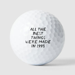 Birthday Golfer Funny 30th happy Dad Golf Balls Golfballen