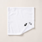 Birthday Golfer Funny 30th happy Dad Par Bad Handdoek (Wasdoekje)