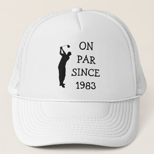 Birthday Golfer Funny 40th happy Dad Par Trucker Pet (Voorkant)