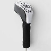 Birthday Golfer Funny 50th happy Dad Golfheadcover (Schuin)