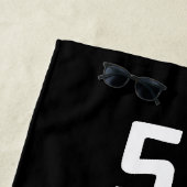 Birthday Golfer Funny 50th happy Dad Par Strandlaken (In situ)