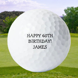 Birthday Golfer Funny 60th happy Dad Golfballen