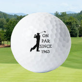 Birthday Golfer Funny 60th happy Dad Par Golfballen