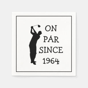 Birthday Golfer Funny 60th happy Dad Par Servet