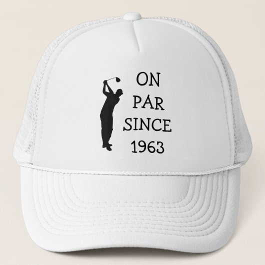 Birthday Golfer Funny 60th happy Dad Par Trucker Pet (Voorkant)
