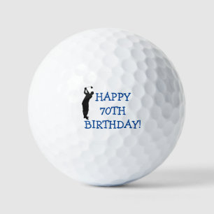 Birthday Golfer Funny 70th happy Dad Golf Balls Golfballen