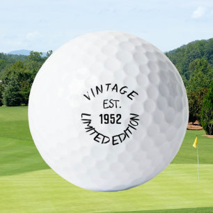 Birthday Golfer Funny 70th happy Dad Golf Balls Golfballen