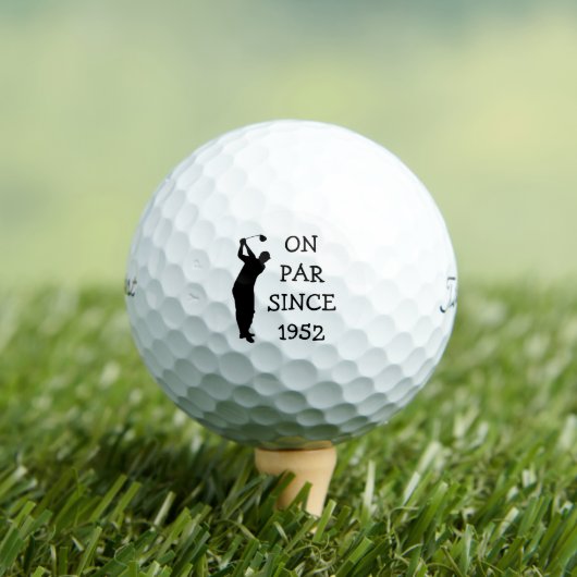 Birthday Golfer Funny 70th happy Dad Par Golfballen (Insitu Shirt)