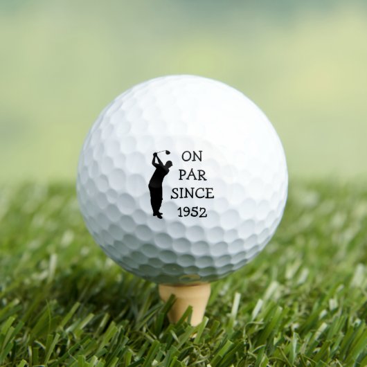 Birthday Golfer Funny 70th happy Dad Par Golfballen (Insitu Shirt)