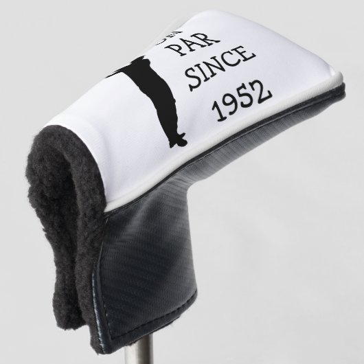 Birthday Golfer Funny 70th happy Dad Par Golfheadcover (3/4 voorkant)