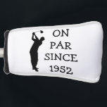 Birthday Golfer Funny 70th happy Dad Par Golfheadcover<br><div class="desc">Op gelijke hoogte sinds 1952. 70e verjaardag golf hoofddekking. Perfect voor vader,  opa,  stiefvader. Golfer cadeau idee. Personaliseer het met een jaar.</div>
