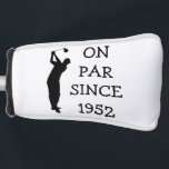 Birthday Golfer Funny 70th happy Dad Par Golfheadcover<br><div class="desc">Op gelijke hoogte sinds 1952. 70e verjaardag golf hoofddekking. Perfect voor vader,  opa,  stiefvader. Golfer cadeau idee. Personaliseer het met een jaar.</div>