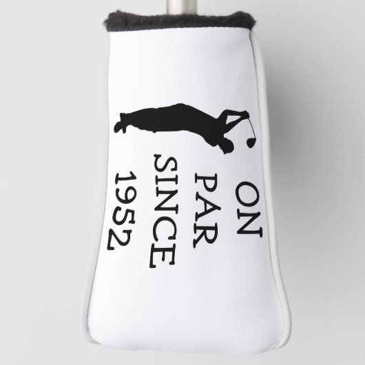 Birthday Golfer Funny 70th happy Dad Par Golfheadcover (Draai 90)