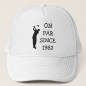 Birthday Golfer Funny 70th happy Dad Par Trucker Pet (Voorkant)