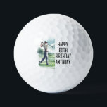 Birthday Golfer Funny 80th happy Dad Golf Balls Golfballen<br><div class="desc">Fijne 80ste verjaardag! Grappig 80ste verjaardagscitaat. Perfect voor vader,  opa,  stiefvader. Golfer cadeauidee. Pas het aan met een naam.</div>