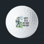 Birthday Golfer Funny 80th happy Dad Golf Balls Golfballen<br><div class="desc">Fijne 80ste verjaardag! Grappig 80ste verjaardagscitaat. Perfect voor vader,  opa,  stiefvader. Golfer cadeauidee. Pas het aan met een naam.</div>