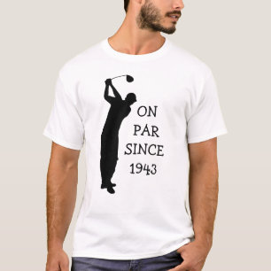 Birthday Golfer Funny 80th happy Dad Humor T-shirt