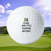 Birthday Golfer Funny 80th happy Dad Par Golfballen
