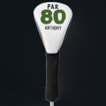 Birthday Golfer Funny 80th happy Dad Par Golfheadcover<br><div class="desc">Paragraaf 80. Grappige 80e verjaardag citaat golf hoofd cover. Perfect voor vader,  opa,  stiefvader. Golfer cadeau idee. U kunt het jaar en de naam personaliseren.</div>