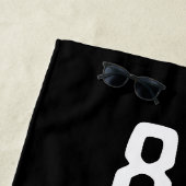 Birthday Golfer Funny 80th happy Dad Par Strandlaken (In situ)