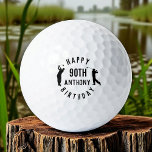 Birthday Golfer Funny 90th happy Dad Golf Balls Golfballen<br><div class="desc">Gelukkige 90e verjaardag. Grappige 90ste verjaardag,  negentig,  zwart,  golfer citaat. Perfect voor papa,  stiefvader. Golfer cadeau idee. Je kunt de naam personaliseren.</div>