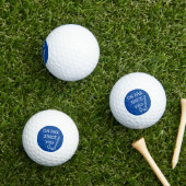 Birthday Golfer Funny 90th happy Dad Humor Golfballen (Insitu Gras)