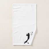 Birthday Golfer Funny 90th happy Dad Par Bad Handdoek (Handdoek)