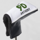 Birthday Golfer Funny 90th happy Dad Par Golfheadcover (3/4 voorkant)