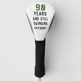 Birthday Golfer Funny 90th happy Dad Par Golfheadcover