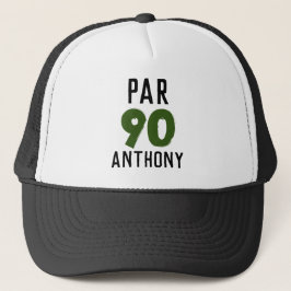 Birthday Golfer Funny 90th happy Dad Par Trucker Pet