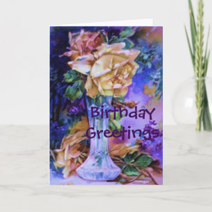Birthday Goraalse Rozen Kaart