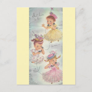 -Birthday Gossip Girls Briefkaart